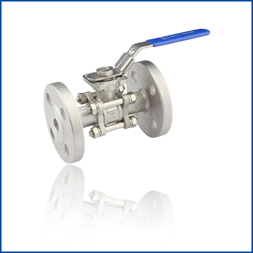 3PC FLANGED BALL VALVE WITH DIRECT MO